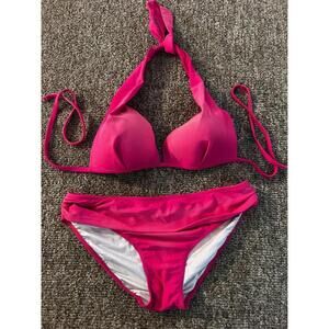 Amazon hot pink push up bikini size xl